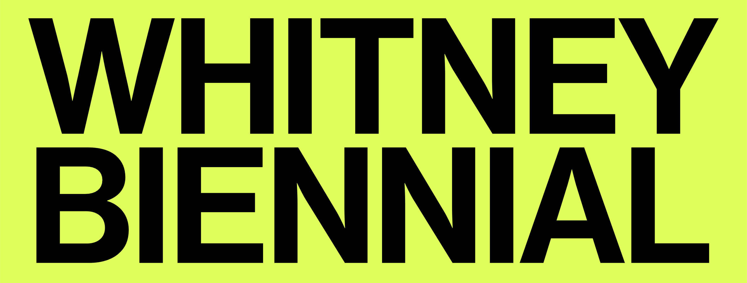 Whitney Biennial 2026